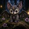 Decorative Floral Felt Craft Forest Guardians Patchwork DIY Kit, Woodland Animal Sewing Pre-cut Creative Hobby Embroidery Supplies Fabric Kit