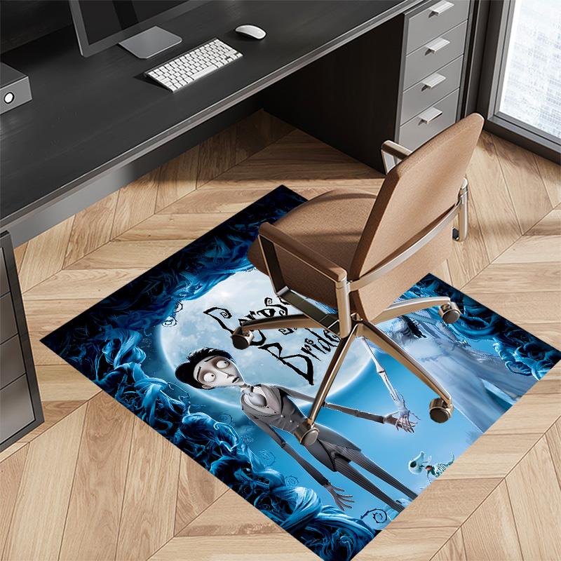sorrow love The Corpse Bride Printed Absorbent Washable Carpet, Non-Slip Bathroom Mats, Kitchen Rugs, Yoga Mat,Living Room Entrance, Camping Picnic Ru