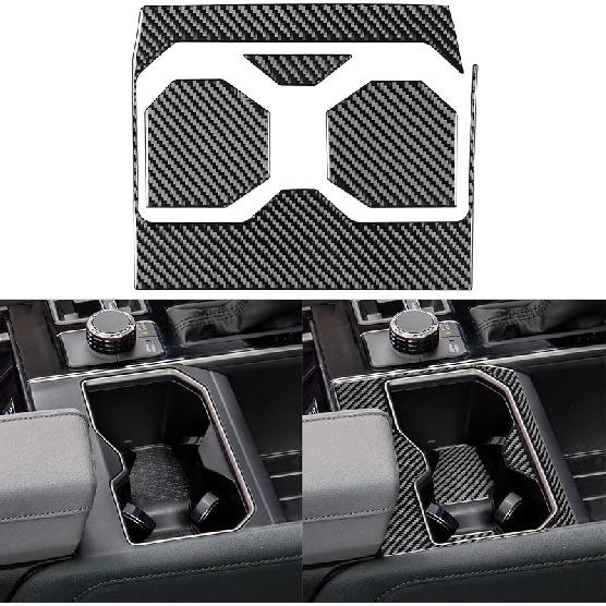 NVCNX Real Premium Carbon Fiber for Toyota Tundra -2026 / Sequoia -2026 2024 2025 Car Center Console Drive Mode Knob Cover Interior Trim Accessories