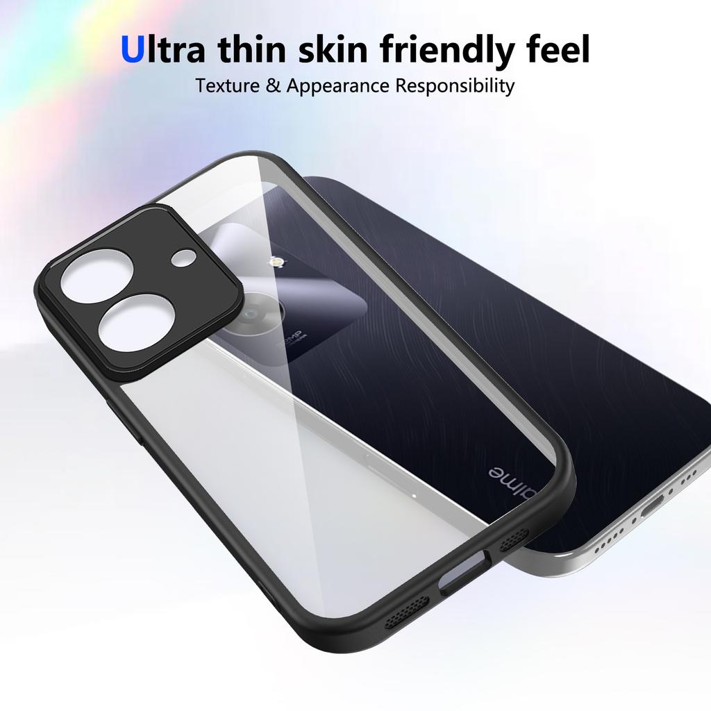 For Realme Note 60 Case Realme note 60X Phone Case Realme Note60 Cover Air Cushion Silicon Bumper Clear Matte Back Cover Hard