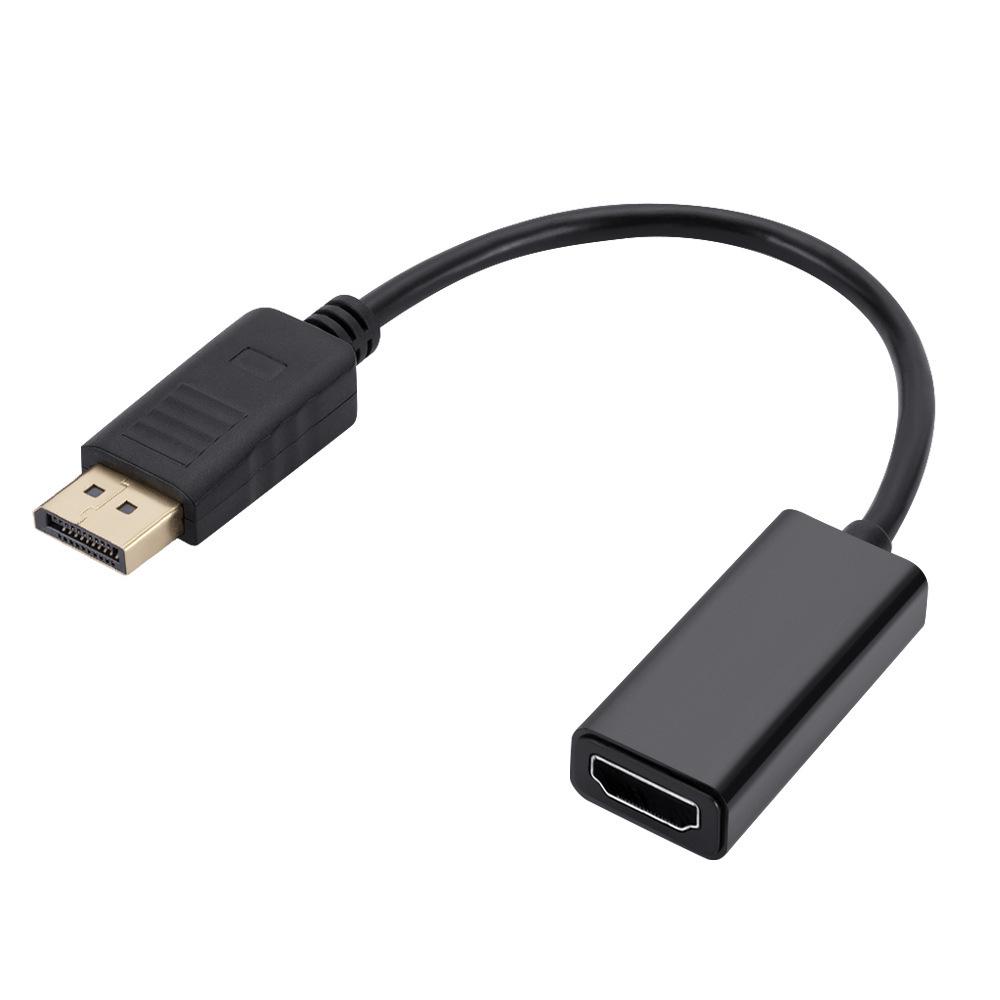 4K DisplayPort (DP) To HDMI Adapter Cable – DP To HDMI Female Interface for HD Display/Projector