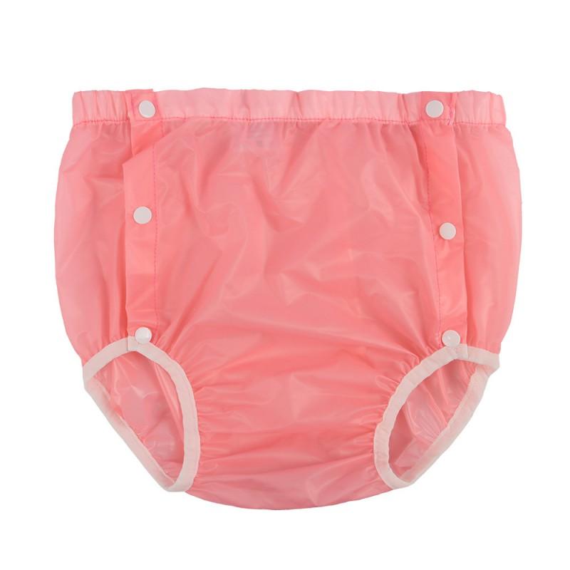 Adult TPU Waterproof Incontinence Underwear Unisex Leak-Proof Adjustable Snap Briefs Elderly Care