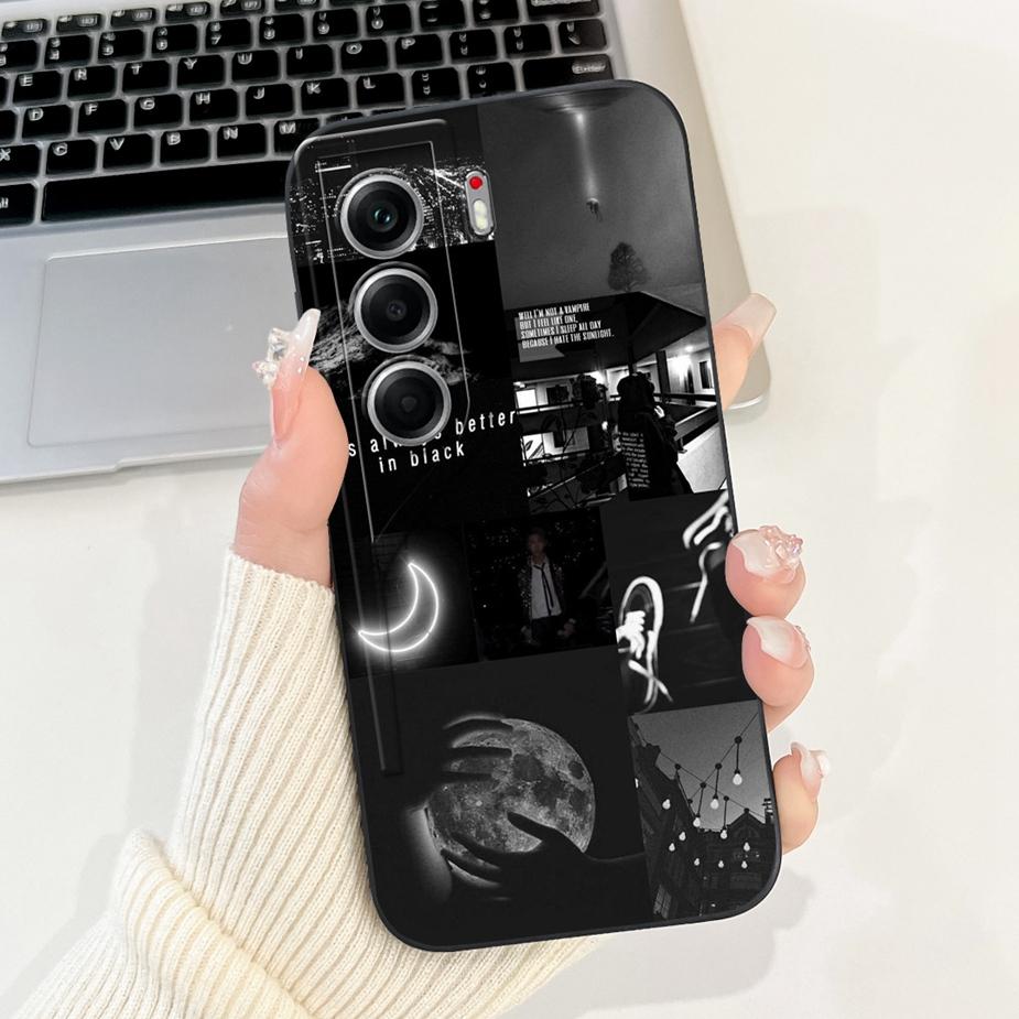 For Tecno Camon 40 CM5 Case Camon40 Pro 4G CM6 Cute Cat Astronaut Cartoon Cover Soft Silicone Case For Tecno Camon 40 Pro Fundas