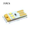 5/10PCS USB LED Reading Lamp DC 5V Night Light Card Lamp Keychain USB Reading Light Book Lights for Laptop PC Power Bank Light