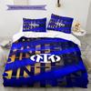 Inter Milan logo  Pattern Bedding Quilt Set Quilt Cover Pillowcase Home Decoration Birthday Gift (1 * duvet cover + 2 * pillowcase, without core)
