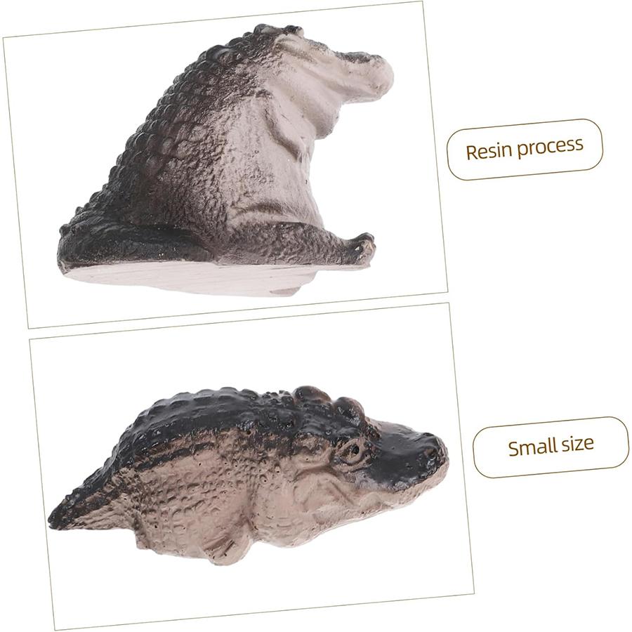 Adorable Crocodile Tea Pet Figurine - Mini Handcrafted Decor for Tea Ceremony, Home Desktop & Shelf Decoration