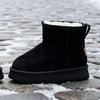Thick-soled Heightening Snow Boots Women's New Winter Velvet Thickened Sangpo Large Cotton Shoes Short Boots