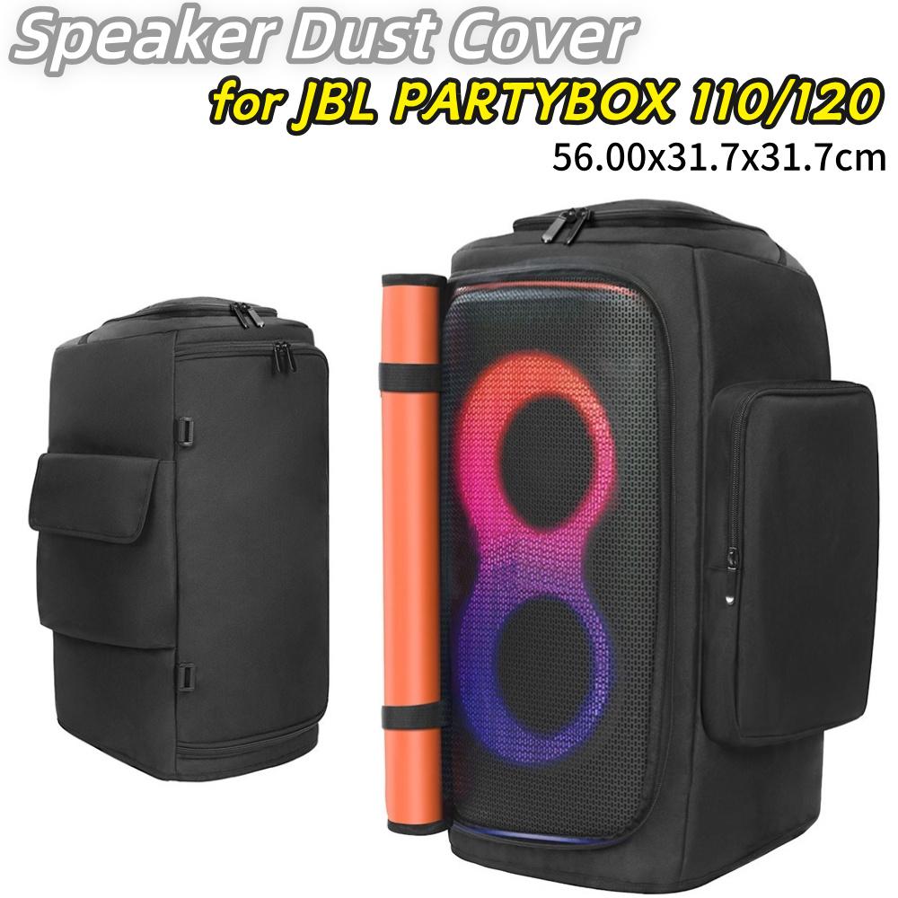 Party Speaker Dust Cover with Mic Pocket Padded Speaker Protective Cover Wear Resist for JBL Partybox 110/JBL Partybox Club 120