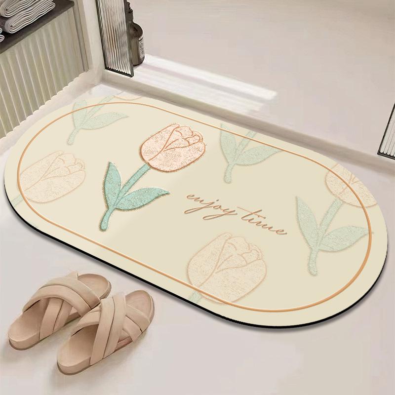 Fresh Quick-Dry Non-Slip Diatomaceous Earth Bathroom Mat