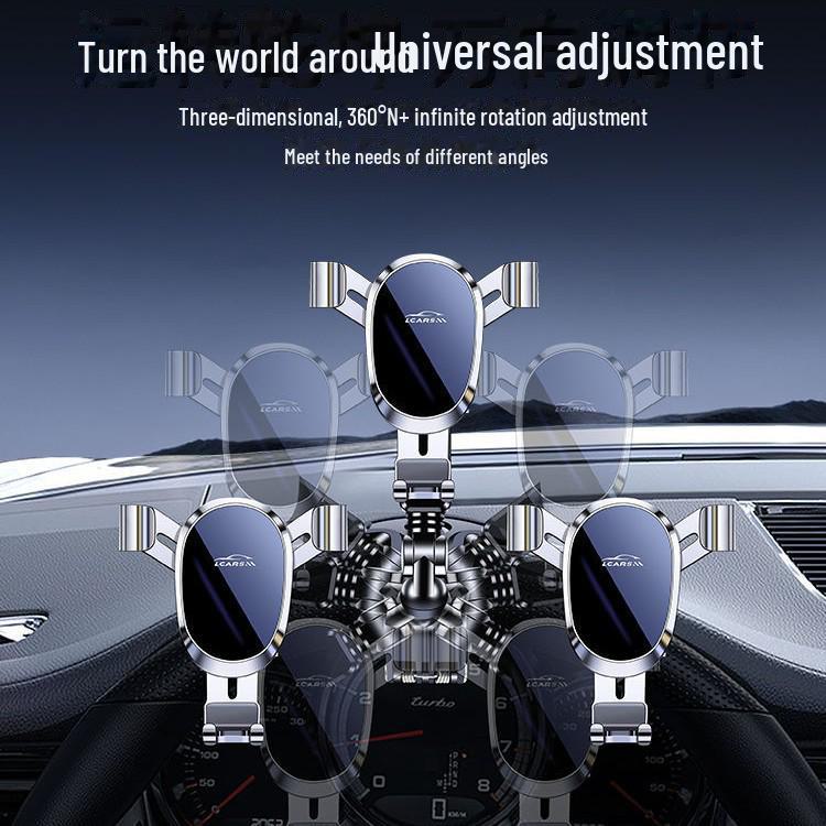 Universal 2025 Metal Car Phone Holder for Central Control Panel