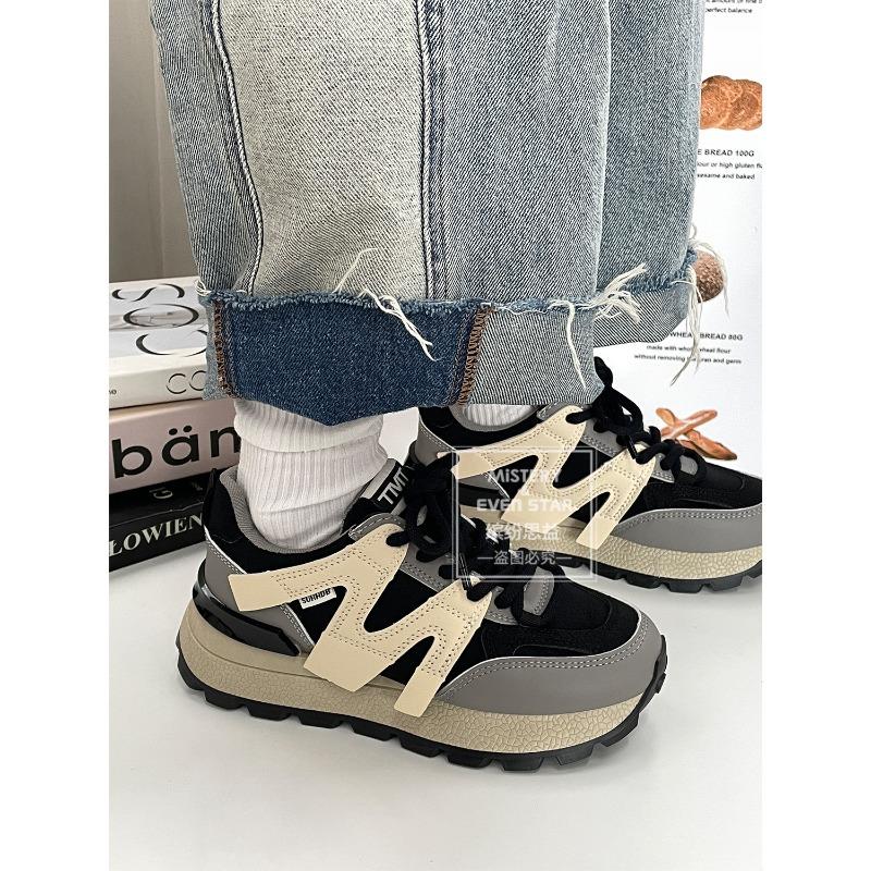 Autumn new platform versatile retro sneakers casual women's shoes 1454