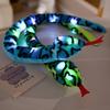 Glowing Plush Snake Toy Cartoon Stuffed Animal Doll Room Decoration Gift Kids