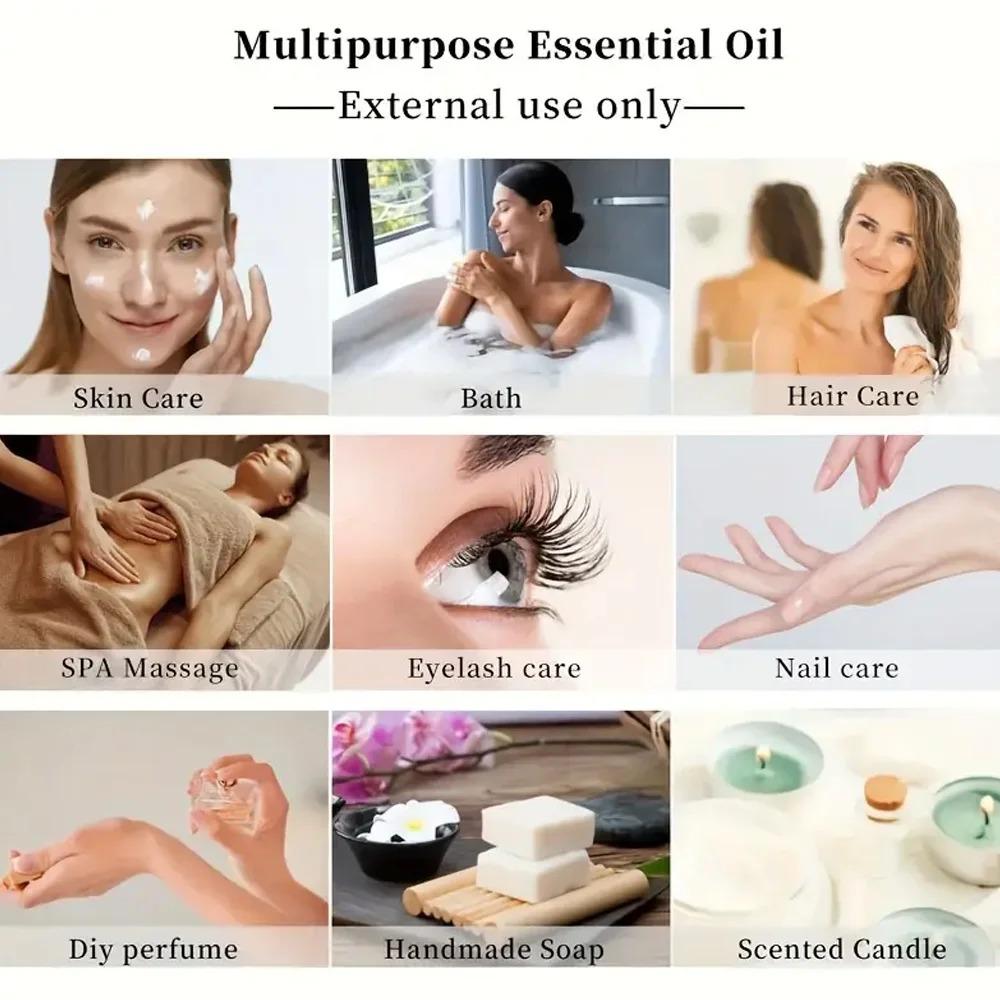 Natural Rosemary Coconut 2-in-1 Oil | Moisturizing Multi-Purpose Essential Oil 30ml, Pack 2