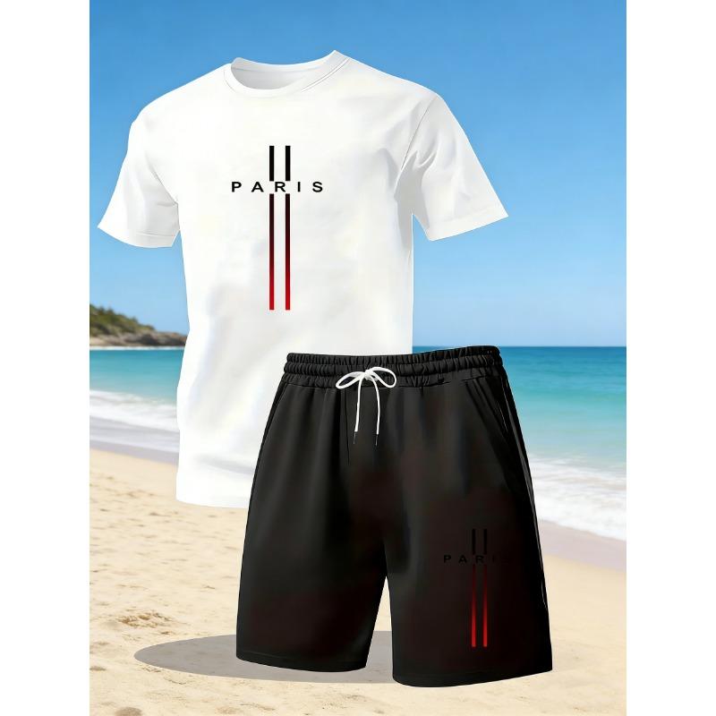 2026 Men's Short Sleeve Cotton T-Shirt round Neck Printed Summer Fashion Streetwear Hip Hop Loose Fit Casual Shirt