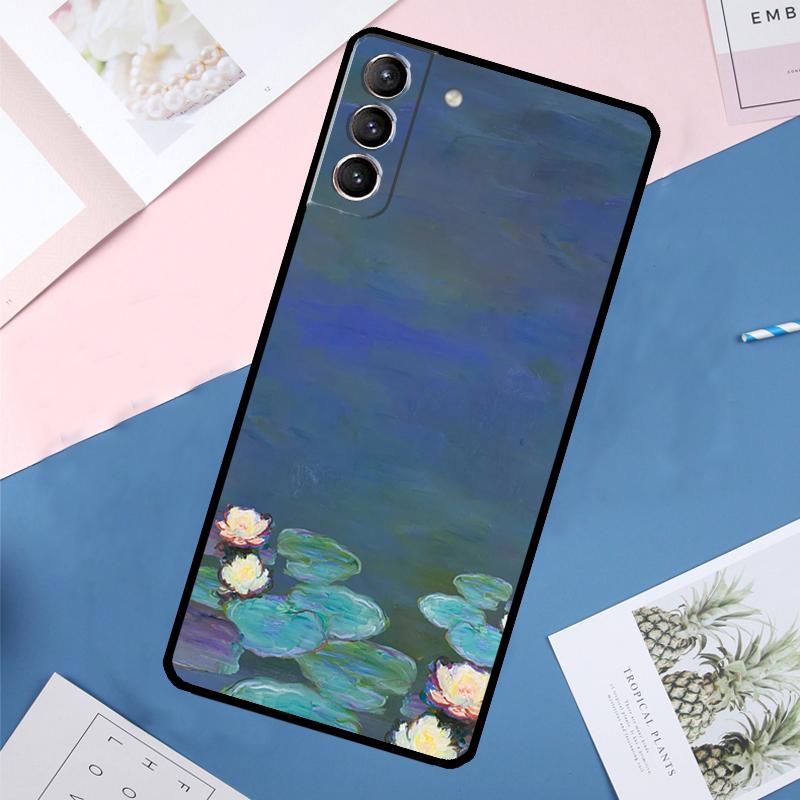 

Claude Monet Case For Samsung Galaxy S24 Ultra S20 S21 S22 S23 S25 Ultra S9 S10 Plus S25 FE Back Cover Galaxy S25 Plus