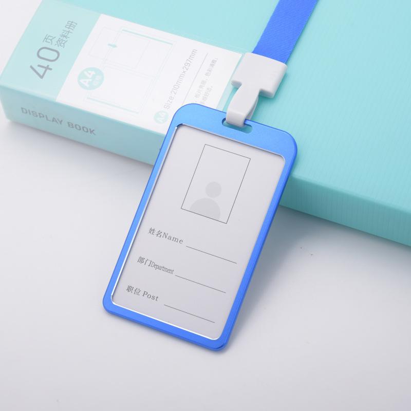 Șnur cu Cataramă Integrată Suport pentru Insigne Card de Identitate Insignă Asistentă Șnur Clip din Aliaj de Aluminiu