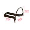 4 Pieces Wall Mounted Hat and Key Organizers Easy Installation Cowboy Hats Hanger Storage Rack for Hallway or Bathroom
