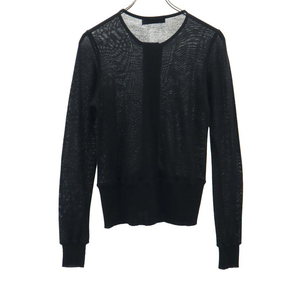 Jil Sander Laget i Italia Ullblanding Langermet strikket cardigan M Dame Brukt