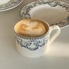 French Retro Floral Cup Plate Set, Office Coffee Cups, Floral Flat Plate with Antique Tableware, Pasta Dessert Cake Ceramic Mug