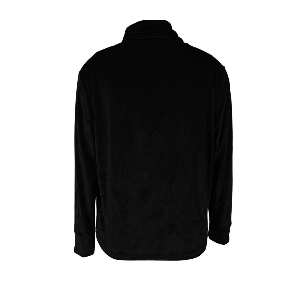 Stylish Men's Color Velvet Long,sleeved T,shirt Pullover Top