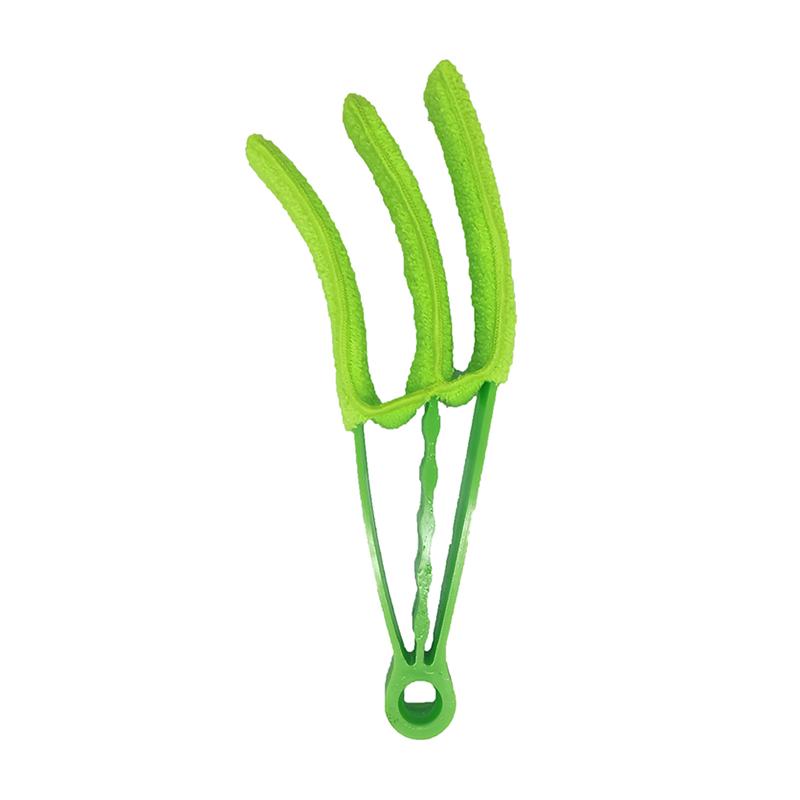 

Зручна мікрофіброва щітка для чищення жалюзі, пиловловлювач для вікон, пиловловлювач для кондиціонера автомобіля, щітка для чищення вентиляційних отворів зелений