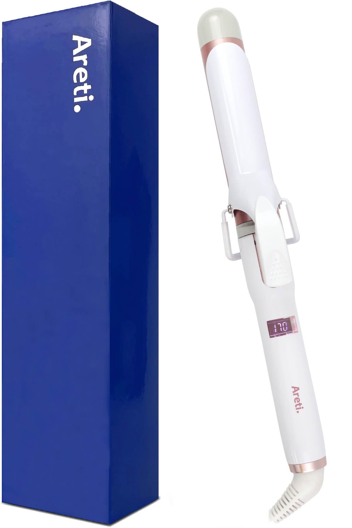 

Плойка Areti i85GD 32 мм с керамическим покрытием с отрицательными ионами для волос средней длины и длинных волос