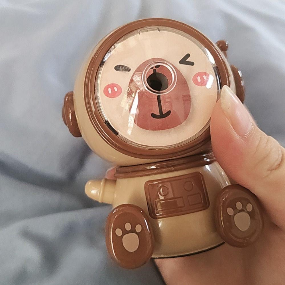 Cartoon Capybara Pencil Sharpeners Automatically Enters Lead Pencil Cutter Tool Kindergarten Gift