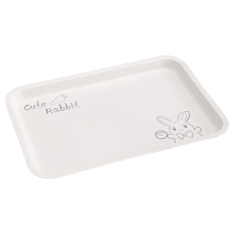 

White Rabbit Wooden Serving Tray