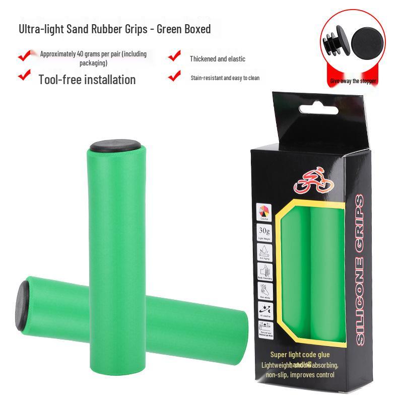 New Soft Silicone Handlebar Grips for Mountain Bikes