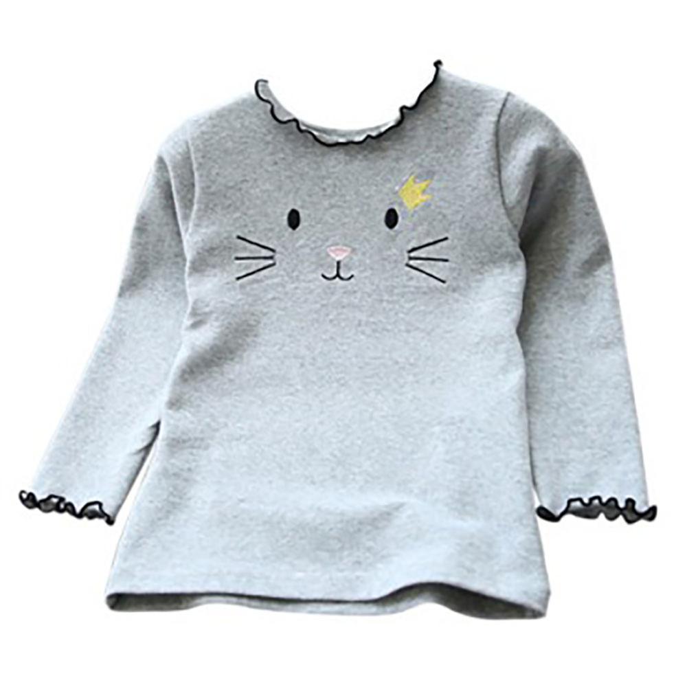 Autumn Baby Girl Long Sleeve T-Shirts Kids Cartoon Printed Tops Tees Casual Blouse
