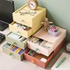 Luxury Document Desk Organizer Layers Drawer File Tray Makeup Stationery Organizer Stationery Cute Office Desk Accessories