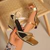 Fashion Women Wedge Sandals Summer 2025 New Chunky Platform Sandals Plus Size Bohemian Vintage High Heels Shoes Woman Sandalias De Mujer