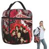 Kpop Star Singer Idol ATEEZ ATINY Insulated Lunch Bag for Women Children Leakproof Food Boxes Thermal Lunch Box Tote
