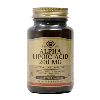 Alpha Lipoic Acid 200 Mg, 50 Veg Capsules