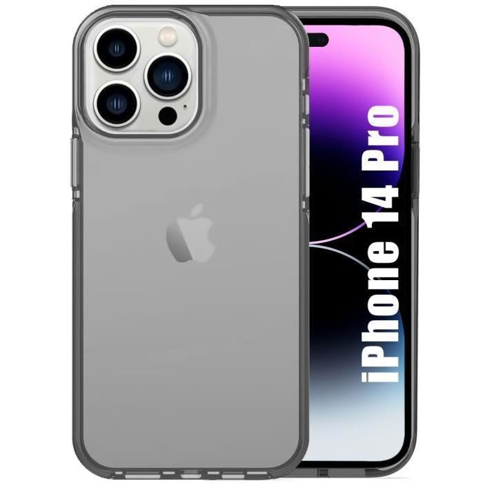 Coque de Protection - BOOLING - pour iPhone 14 Pro - Souple - Semi-Transparent - Anti-choc