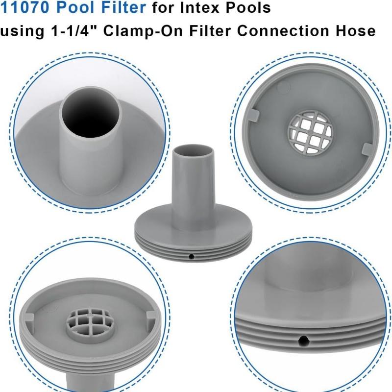 Conector de Filtro Conexão de Piscina Conveniente 11070 Conector de Filtro Para Portas de Saída de Piscinas Intex Montagem Fácil