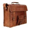 Men's Grain Leather Satchel Messenger Man Laptop Briefcase Bag Shoulder
