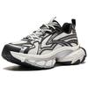 Anta Fuyao men low-top dad shoes white black silver comfortable minimalist 112618899-2