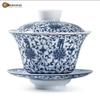 Dehua Blue and White Porcelain Gaiwan Tea Bowl