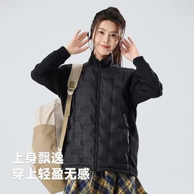 New Light Down Jacket for Women's Autumn and Winter Couple Thin Stand-up Collar Thickened Graphene Thermal Jacket for Men