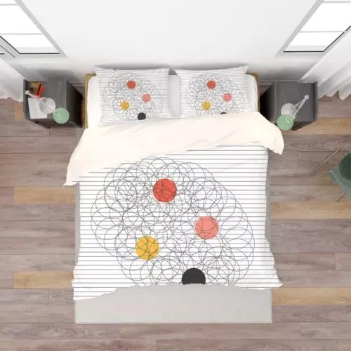 Comforter Circles Geometry Bed Decoration First Choice Gift Suitable For Children Boys Girls And Adults Soft Breathable
