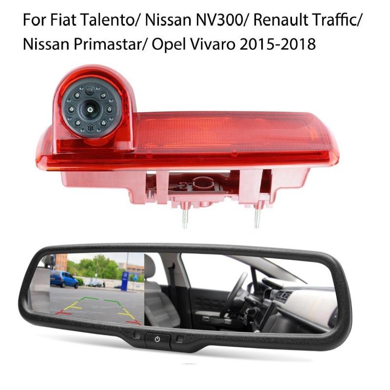 4.3-inch Rearview Mirror Display with Reverse Camera for Opel Vivaro/Renault Trafic