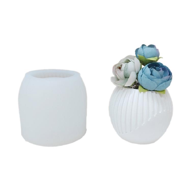 Handy Silicone Mold Set for Candle Holders Incenses Container and Flower Pots