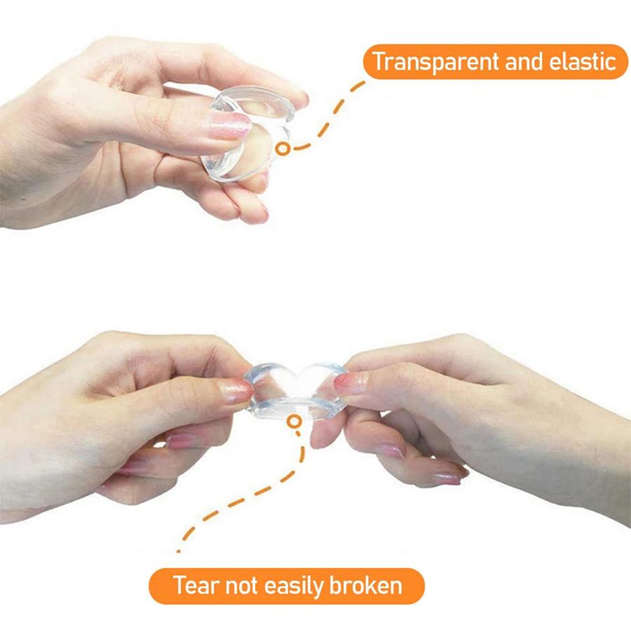 12Pcs Child Baby Safety PVC Protector Table Corner Edge Protection Cover Anticollision Edge & Guards