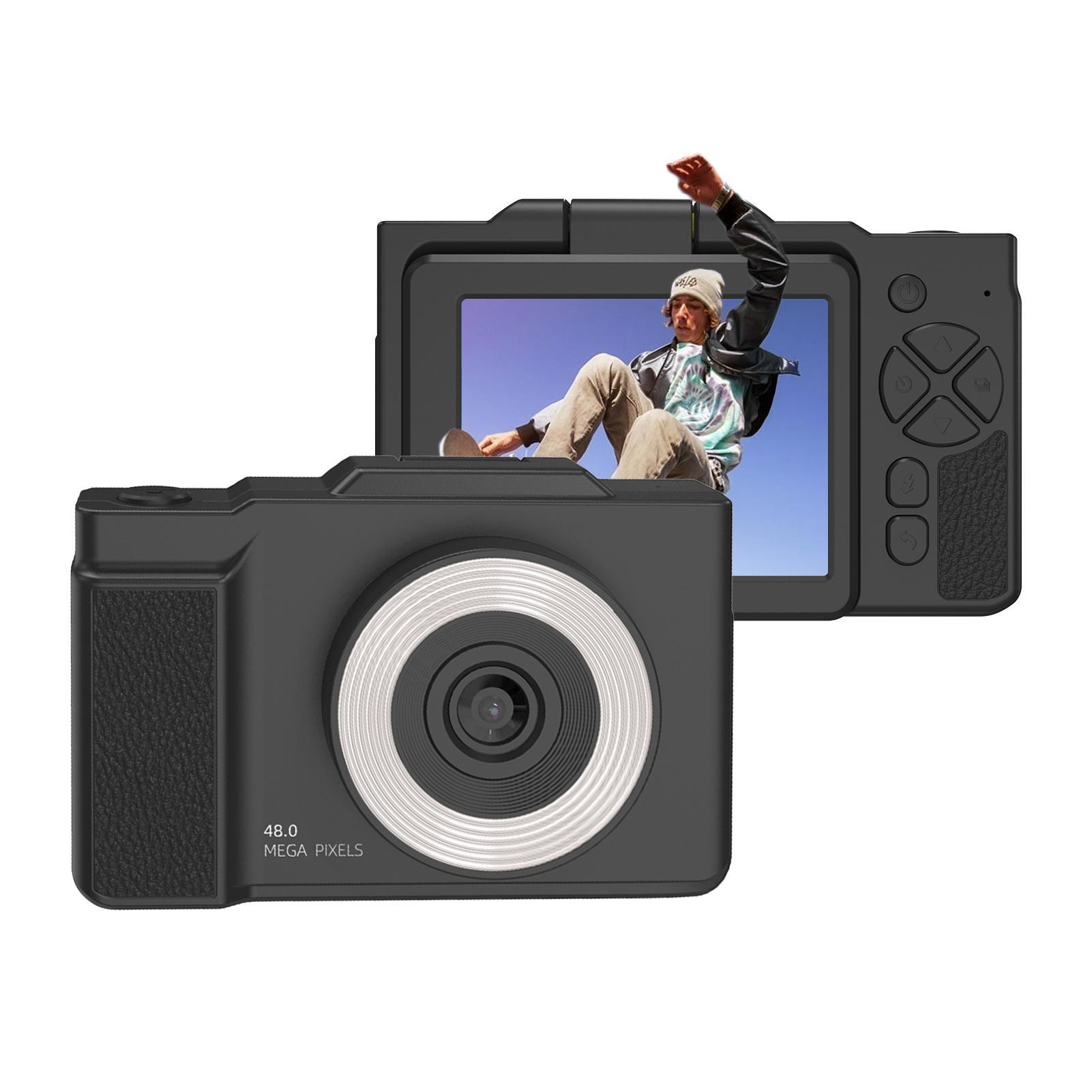 

Цифровая камера 1080P для детей Цифровая видеокамера 48MP 2.8 дюймовый поворотный экран Автофокус 16X