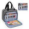 Luxja Sewing Large Easy to Sewing Sewing Tool Carrying Bag Gray Bag, Capacity, Multi-Pockets, Find, Box, Storage, Bag, Only,