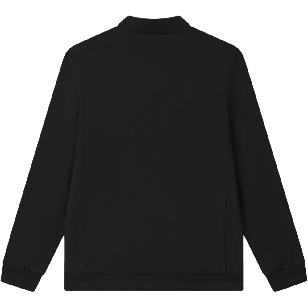 Fila White Fashion Versatile Skin-Friendly Long Sleeve Jacket Men Jacket Black F11M513705F-BK