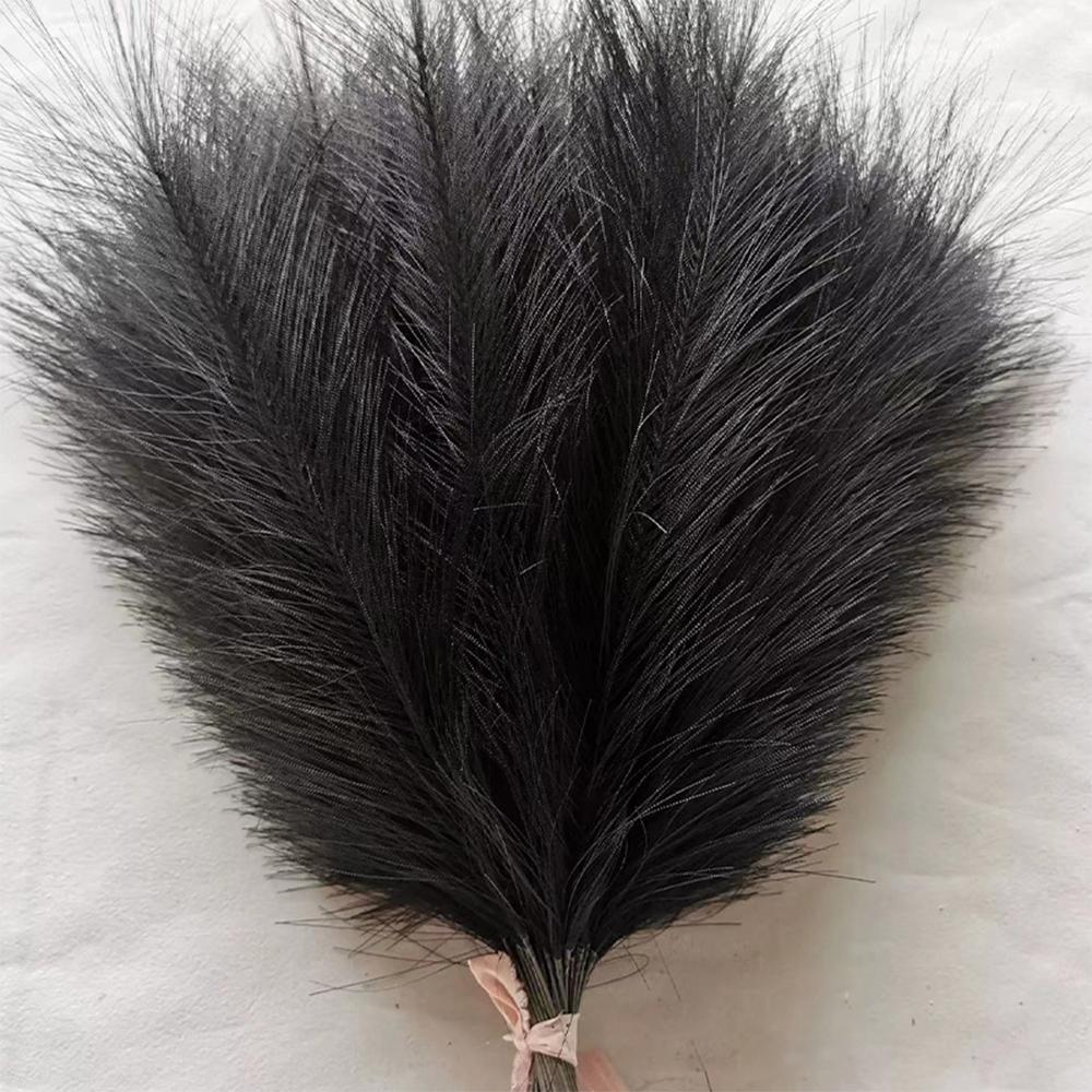 5/10/20PCS Fluffy Pampas Grass Boho Decor Artificial Flower Fake Plant Reed Simulated Party Wedding Home Decoration 42CM 5