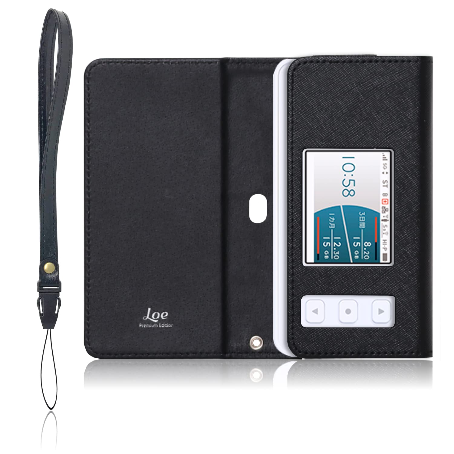 

LOE Speed 5G X11 X12 Mobile Router Case au/UQ Wi-Fi / (Black)