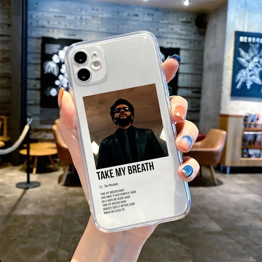 The Weeknd Minimalist Poster Phone Case For iPhone 17 16 15 11 12 14 13 Pro Max Mini X XS XR 7 Plus SE 16E Air Transparent Cover
